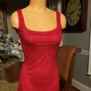 🔥Sexy red clingy dress🔥size 5-6